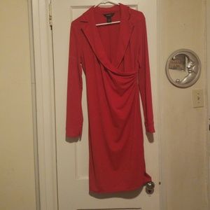 Express Wrap Dress - Red